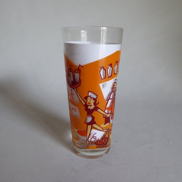 2002 RITZENHOFF M. BENDER MILK BAR DESIGNER GLASS RETRO DINER GRAPHICS (NEW) - Picture 3 of 16